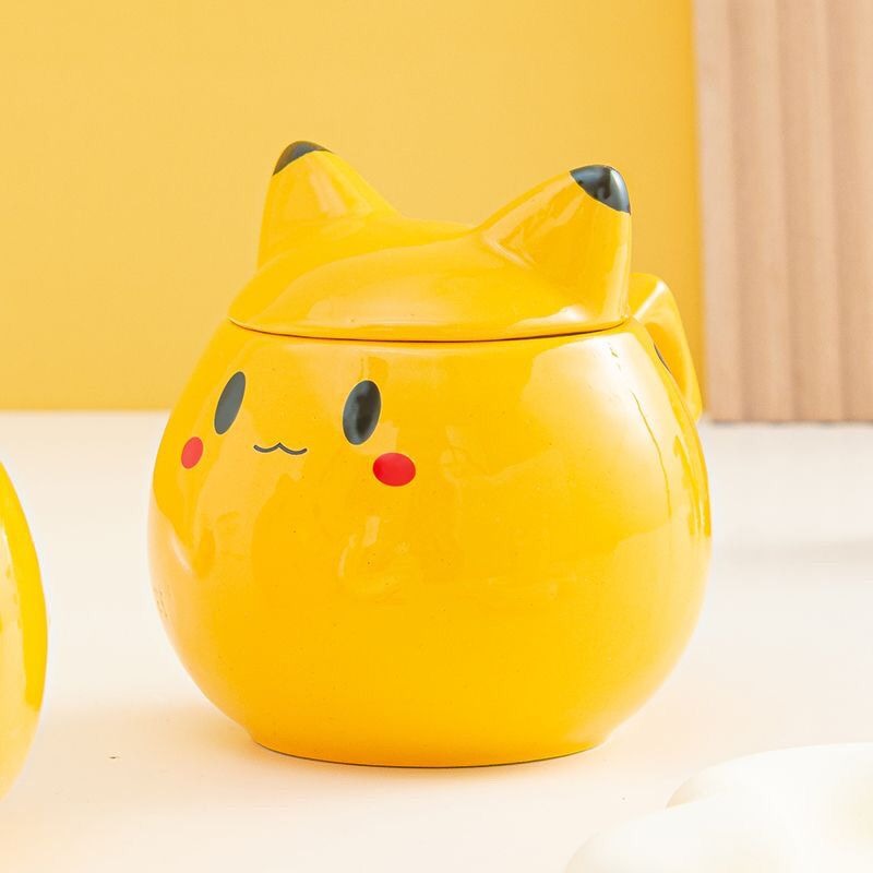 Anime Merchandise Mugs - Yaratıcı Pikachu 360ML Ev Seramik Kupa