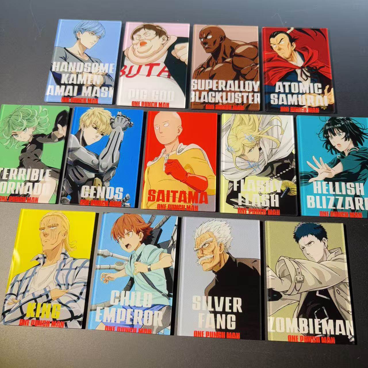 Anime Merchandise For Men - One-Punch Man Akrilik Manyetik Buzdolabı Mıknatısı