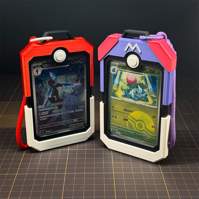 Themed Playing Card - Poke Ball Dikey Kart Tutucu Oyun