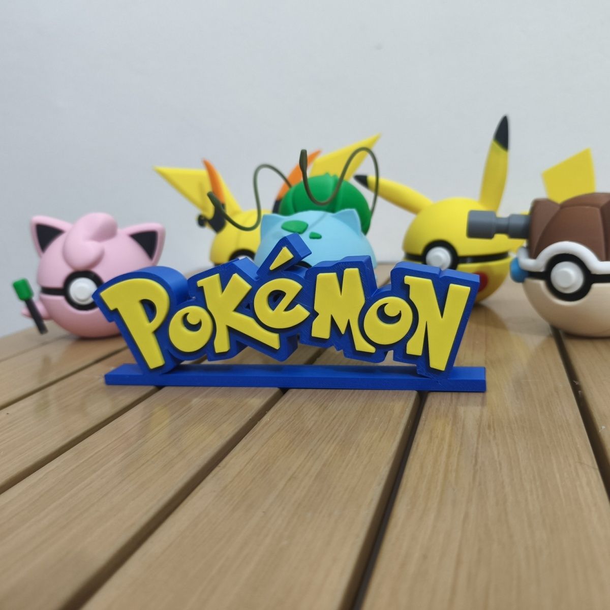 Anime Cosplay Merchandise - Pokemon standee logo baskılı yeni model
