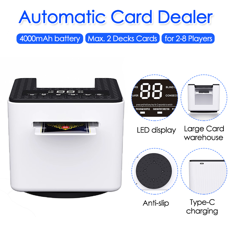 Themed Playing Card - 360 ° Rotasyon Otomatik Kart İşleme