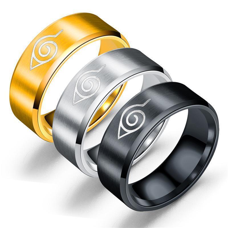 Anime Cosplay Merchandise - Naruto Japon-Kore Tarzı Anime Ürünleri Yüzük