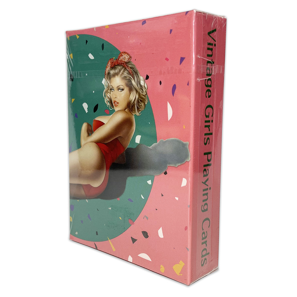 Themed Playing Card - Amerikan Retro seksi güzel kadın bikinisi