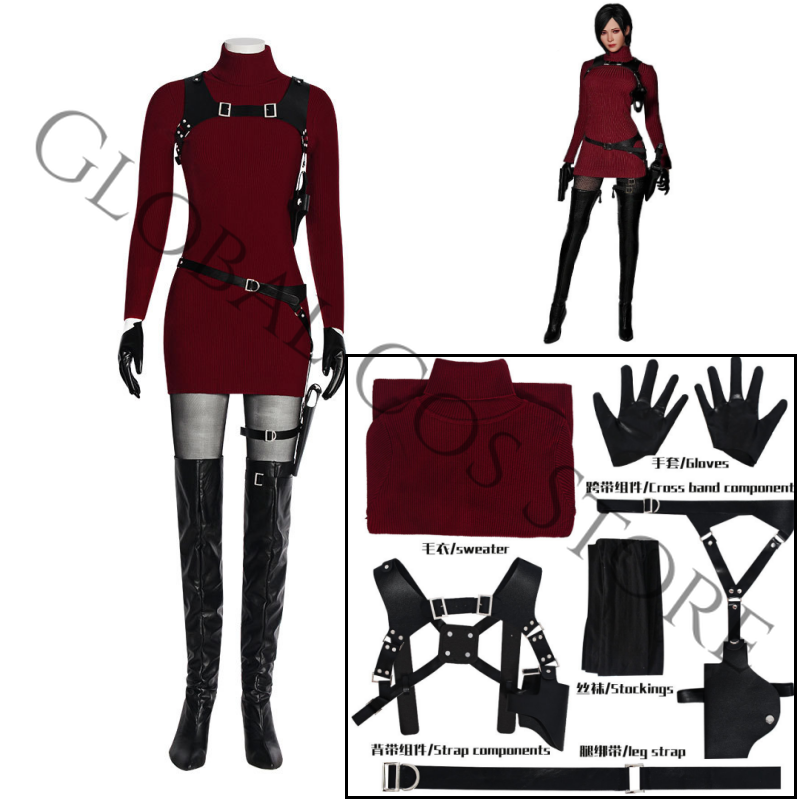 Film Resident Evil 4 Remake Co - Cosplay Wig Colored incelemesi ve fiyatı