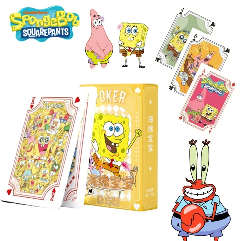 54 yaprak/kutu Sünger Bob Anim - Themed Playing Card incelemesi ve fiyatı