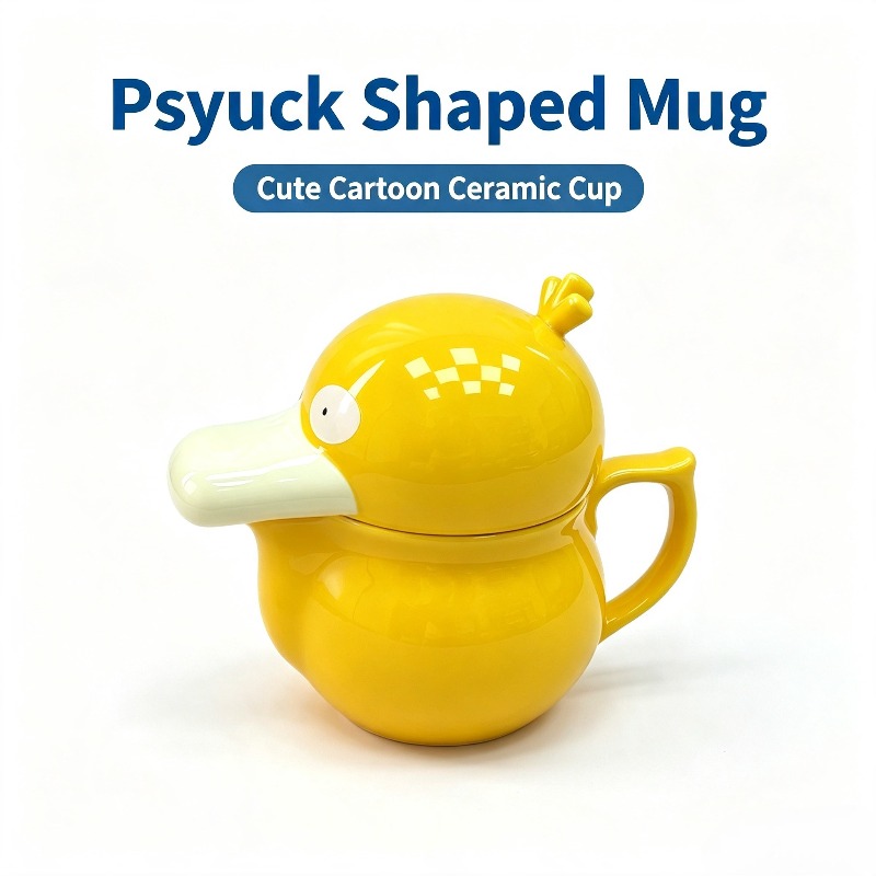Yaratıcı Psyduck Ev Seramik Ku - Anime Merchandise Mugs incelemesi ve fiyatı