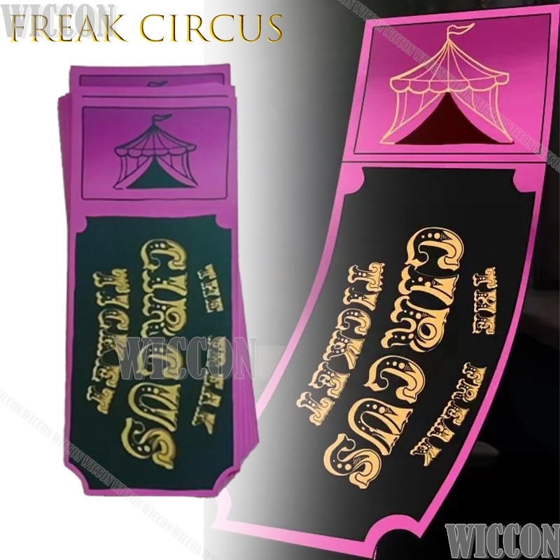 Freak Circus Bilet Kartı Kırmı - Anime Merchandise For Women incelemesi ve fiyatı