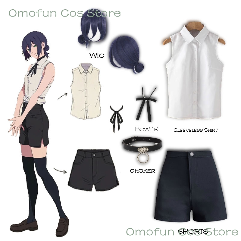 Reze Cosplay Kostüm Kolsuz Göm - Anime Merchandise For Women incelemesi ve fiyatı