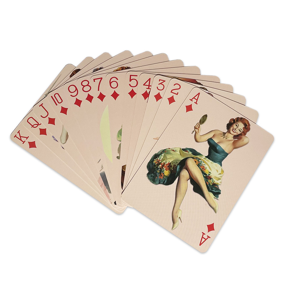 Amerikan Retro seksi güzel kad - Themed Playing Card incelemesi ve fiyatı